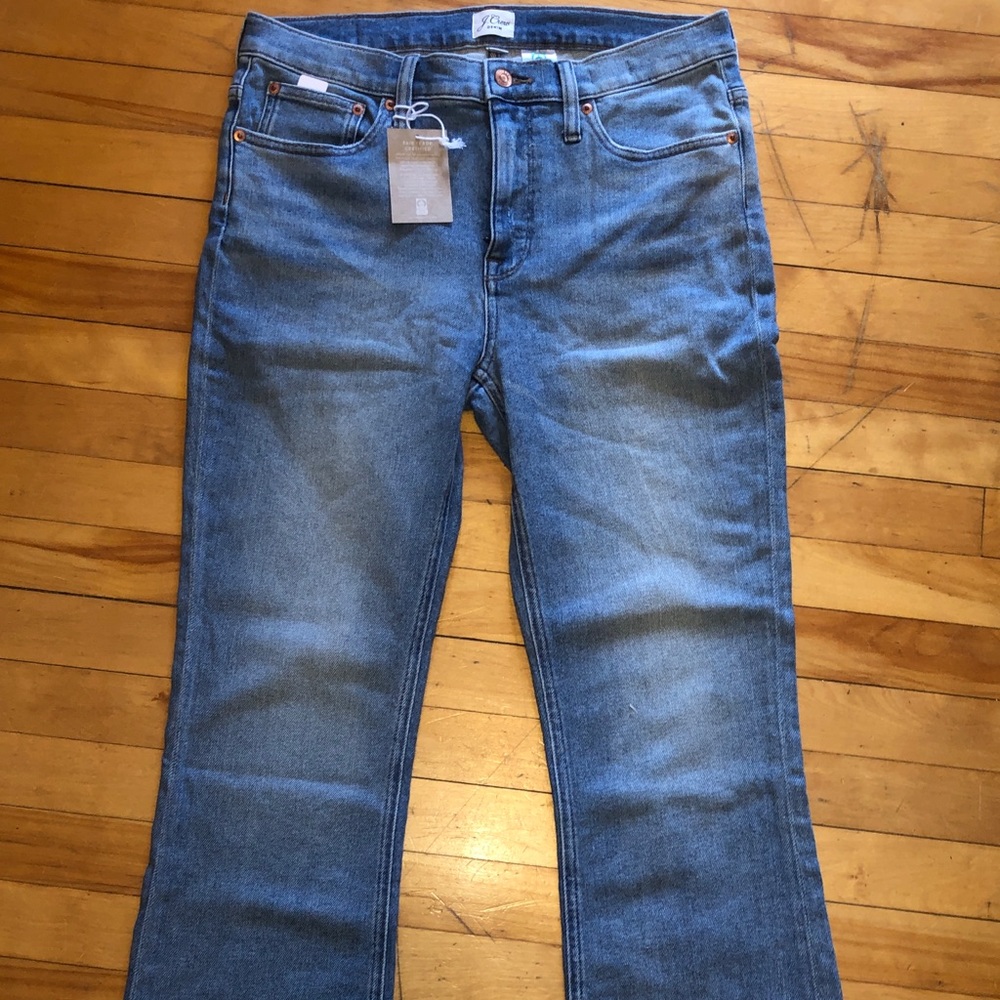 J crew Billie Demi Boot Crop Jean